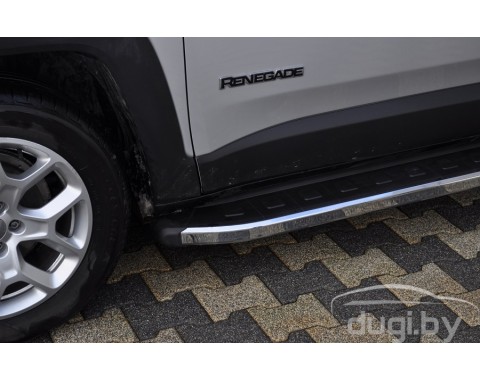 Подножки "Newstar Chrome" для Renegade (2014-...).